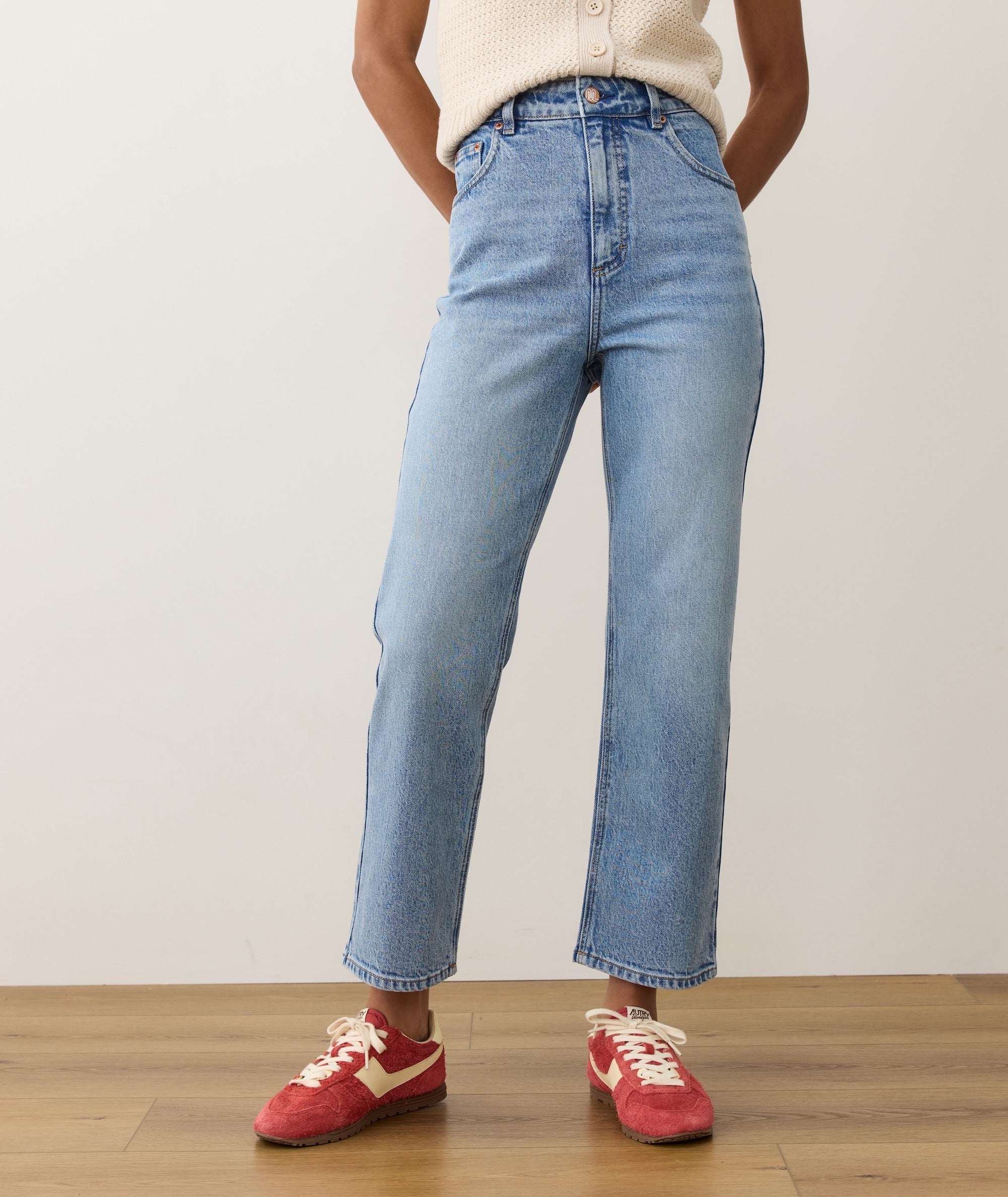 Charlie Denim Straight Leg Pant
