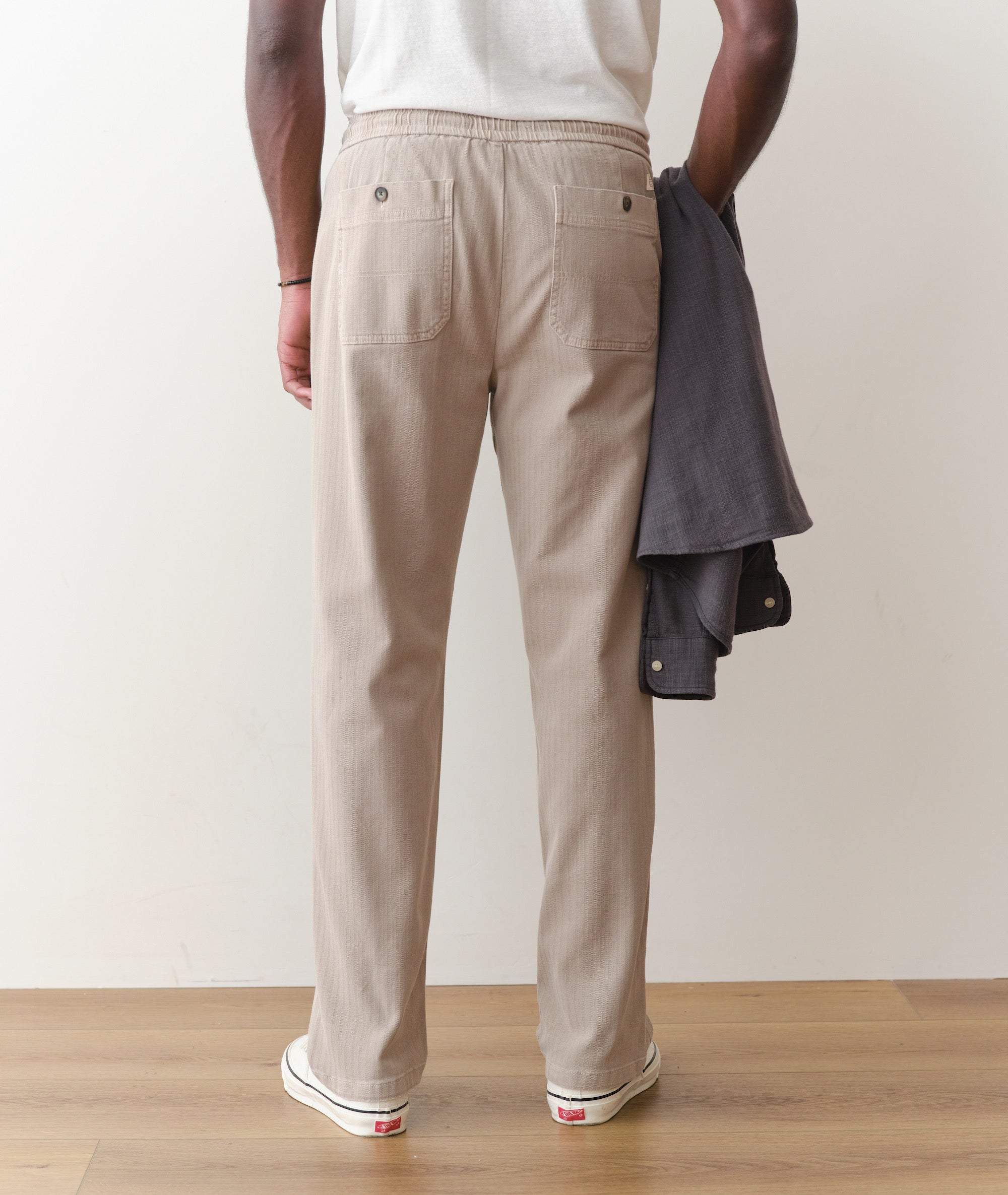 Saturday Relaxed Fit Herringbone Pant