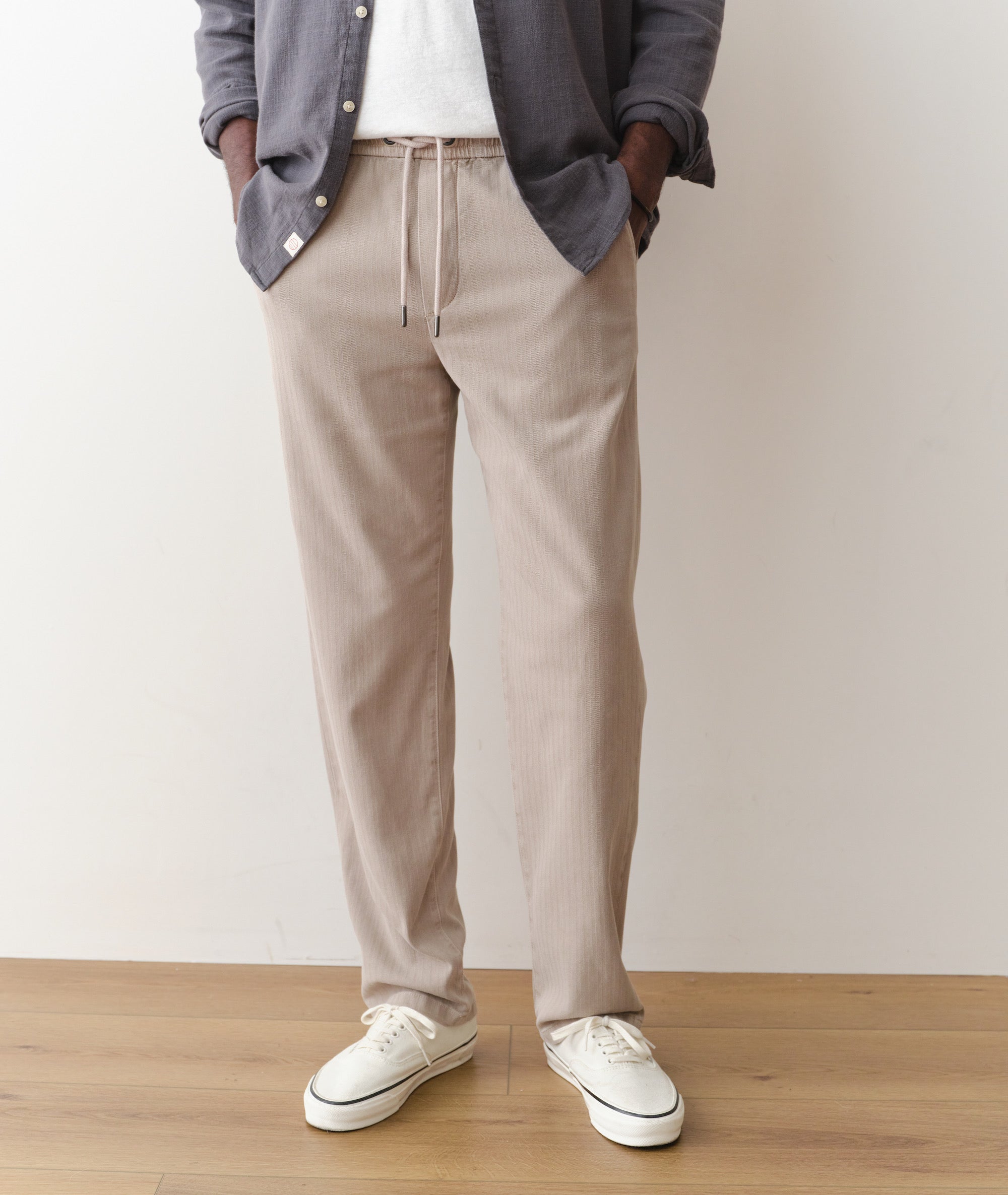 Saturday Relaxed Fit Herringbone Pant
