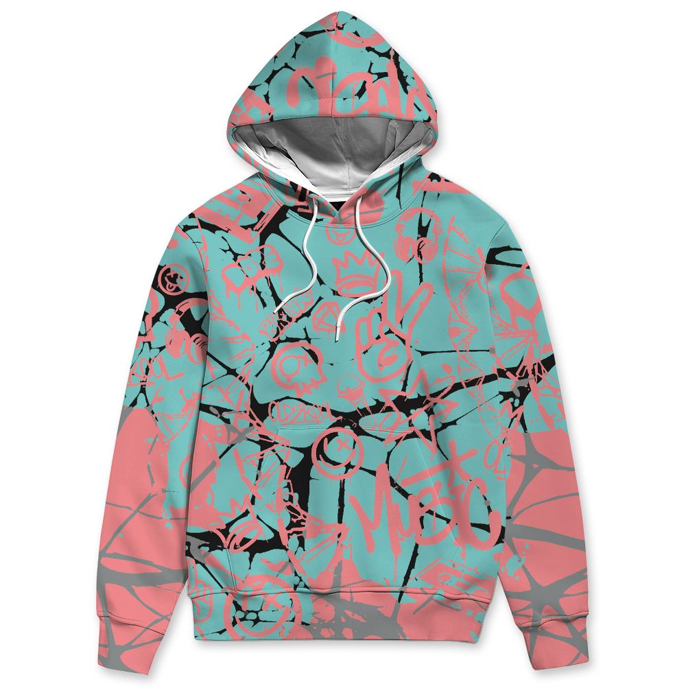 NBL 740 Cyber Jade NastyJamz Hoodie Match Pattern Dna Graffiti All-Over Print