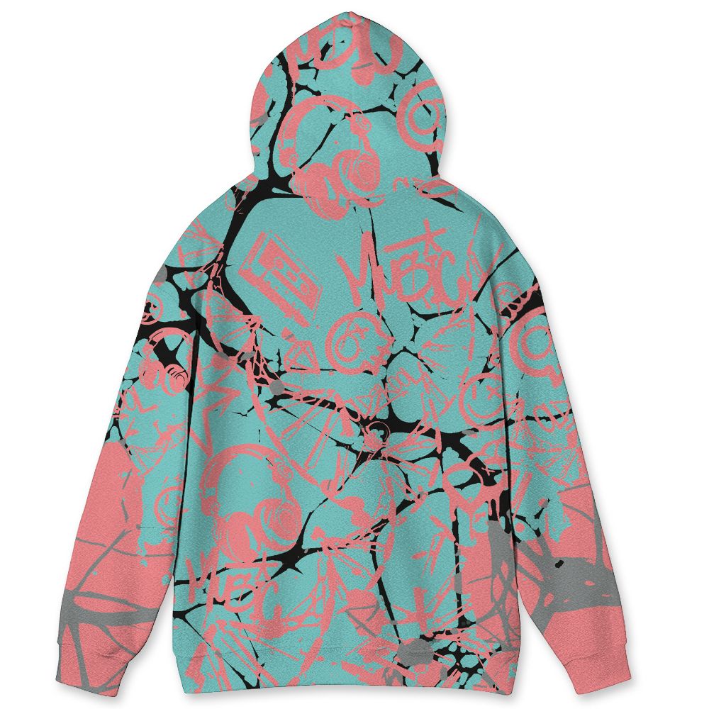 NBL 740 Cyber Jade NastyJamz Hoodie Match Pattern Dna Graffiti All-Over Print