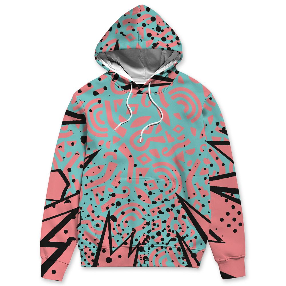 NBL 740 Cyber Jade NastyJamz Hoodie Match Pattern Geometric All-Over Print