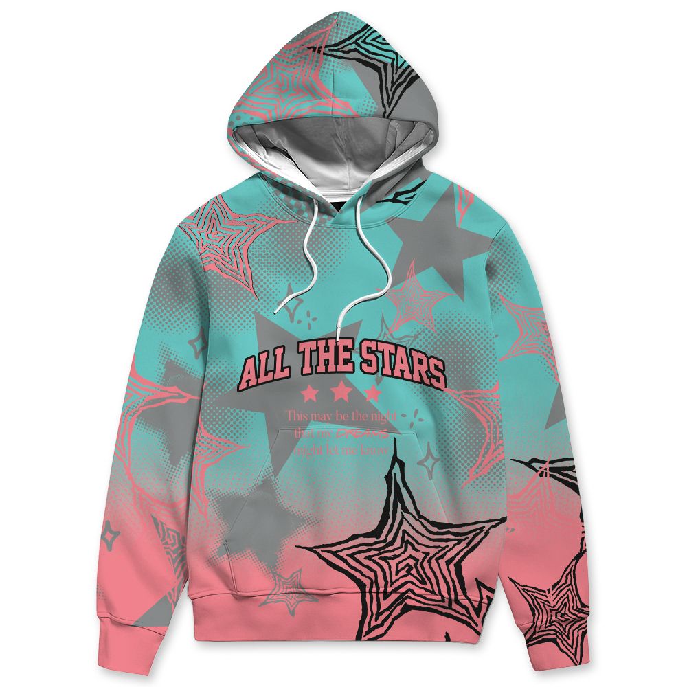 NBL 740 Cyber Jade NastyJamz Hoodie Match Pattern With All The Stars All-Over Print