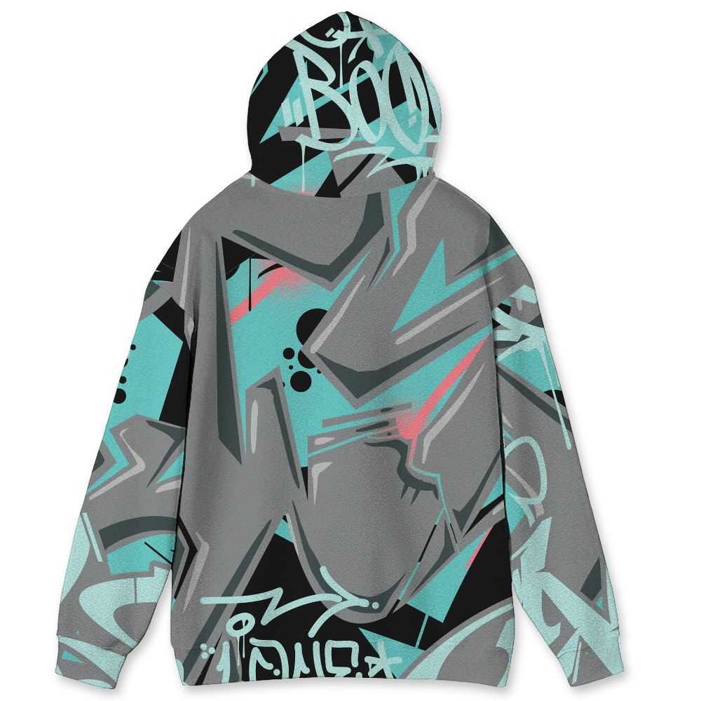 NBL 740 Cyber Jade NastyJamz Hoodie Match Kicks Over Chicks All-Over Print