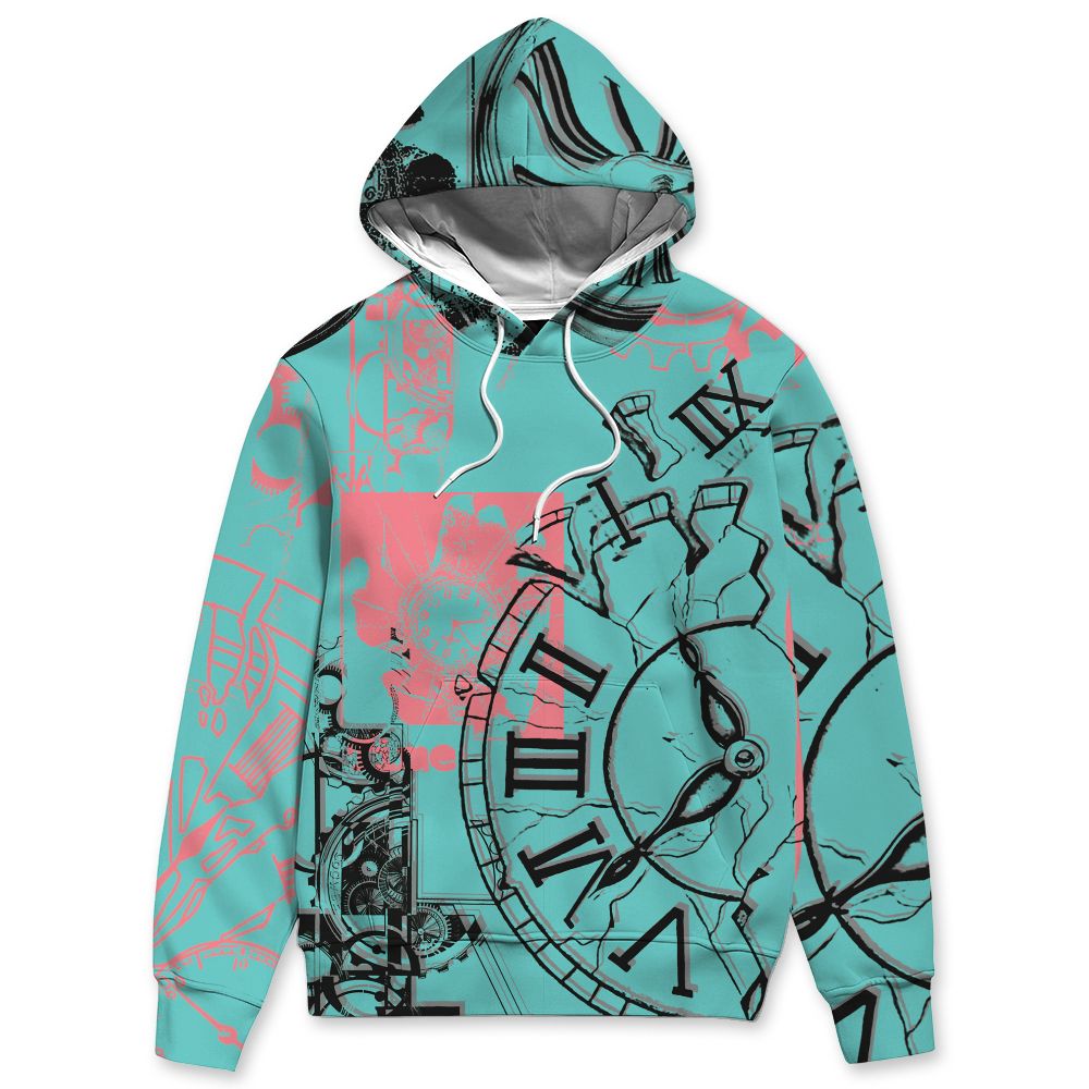 NBL 740 Cyber Jade NastyJamz Hoodie Match Pattern Broken Time All-Over Print