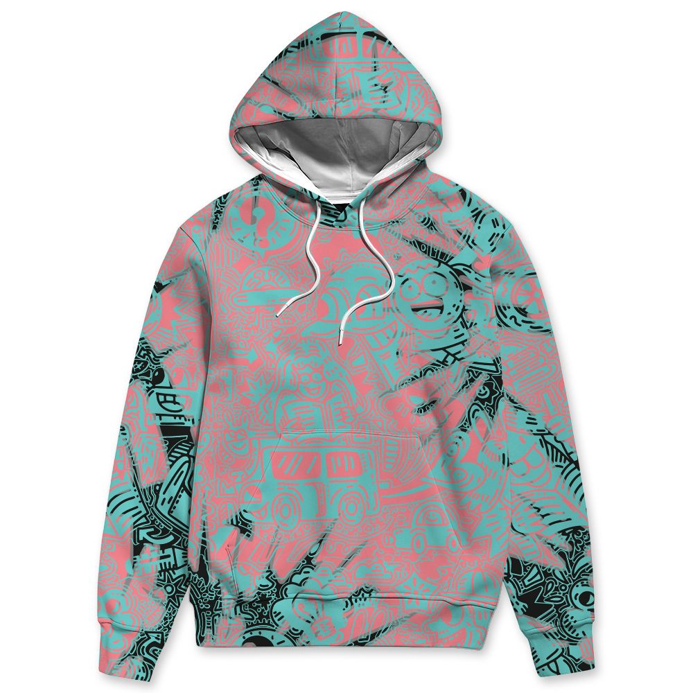 NBL 740 Cyber Jade NastyJamz Hoodie Match Back To School Pattern All-Over Print