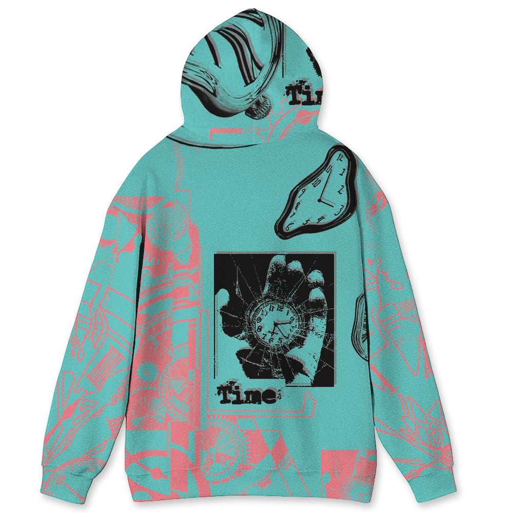 NBL 740 Cyber Jade NastyJamz Hoodie Match Pattern Broken Time All-Over Print