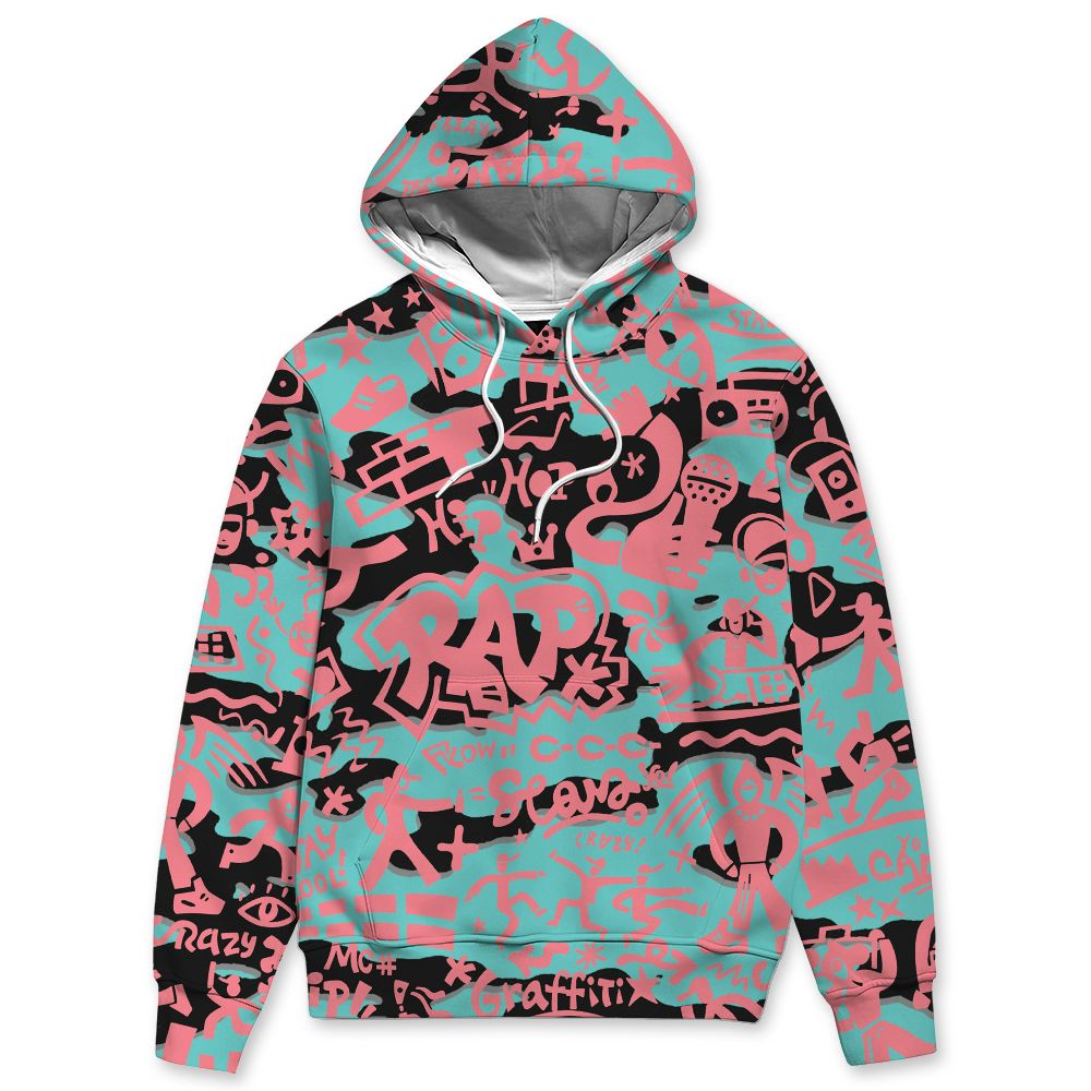 NBL 740 Cyber Jade NastyJamz Hoodie Match Pattern Rap Streetwear All-Over Print