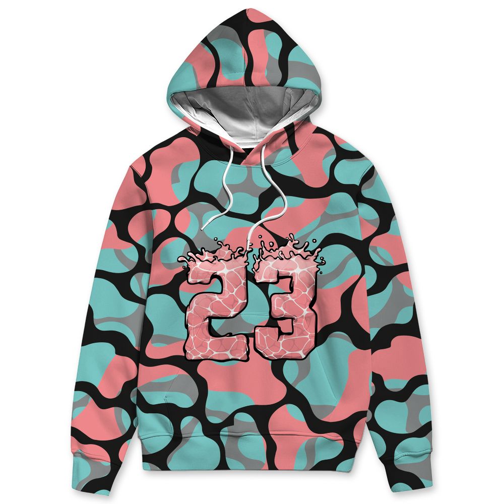 NBL 740 Cyber Jade NastyJamz Hoodie Match Number 23 Spatter All-Over Print