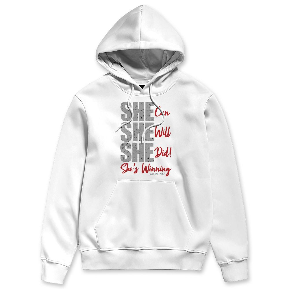 White Cement 4s NastyJamz Hoodie Match SHE