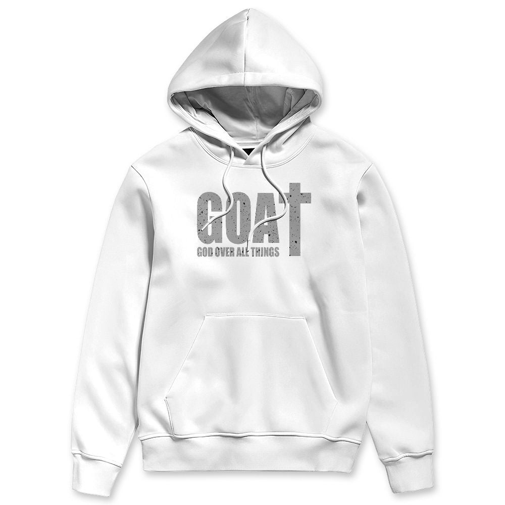 White Cement 4s NastyJamz Hoodie Match GOAT God
