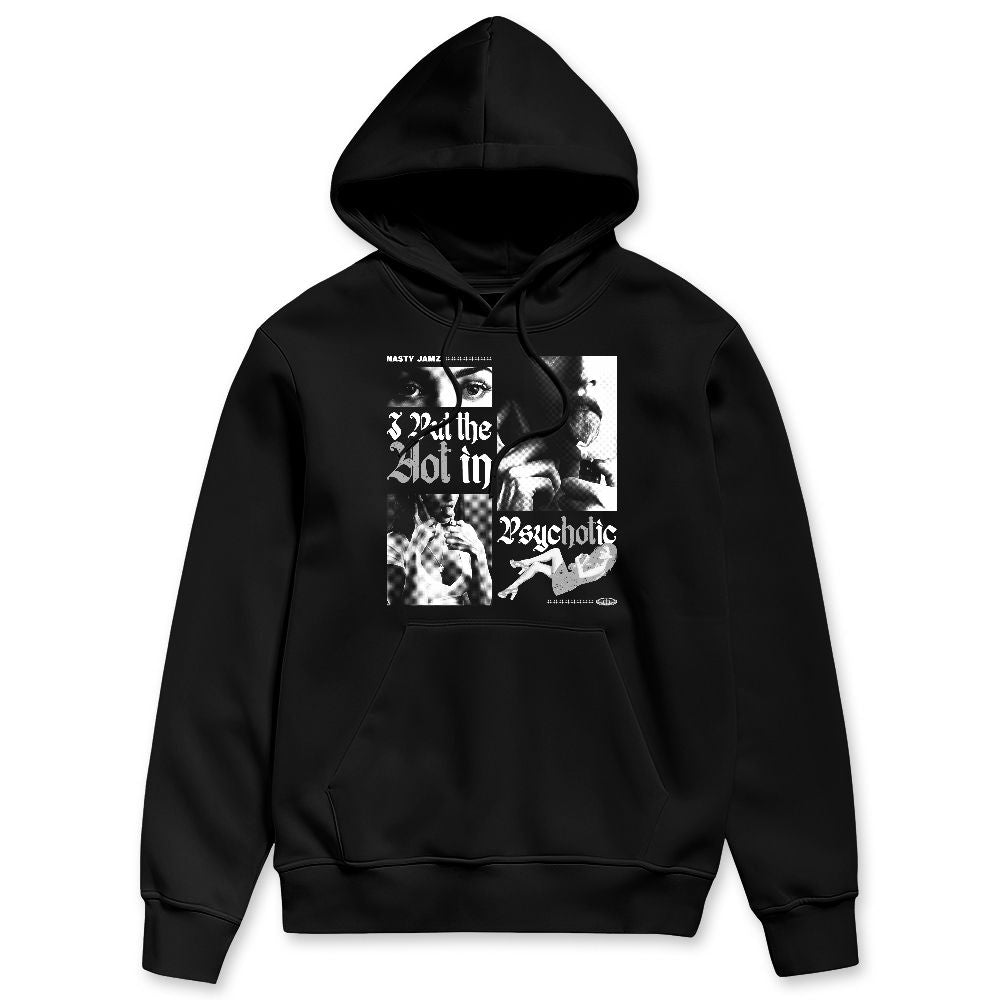 White Cement 4s NastyJamz Hoodie Match Hot In Psychotic