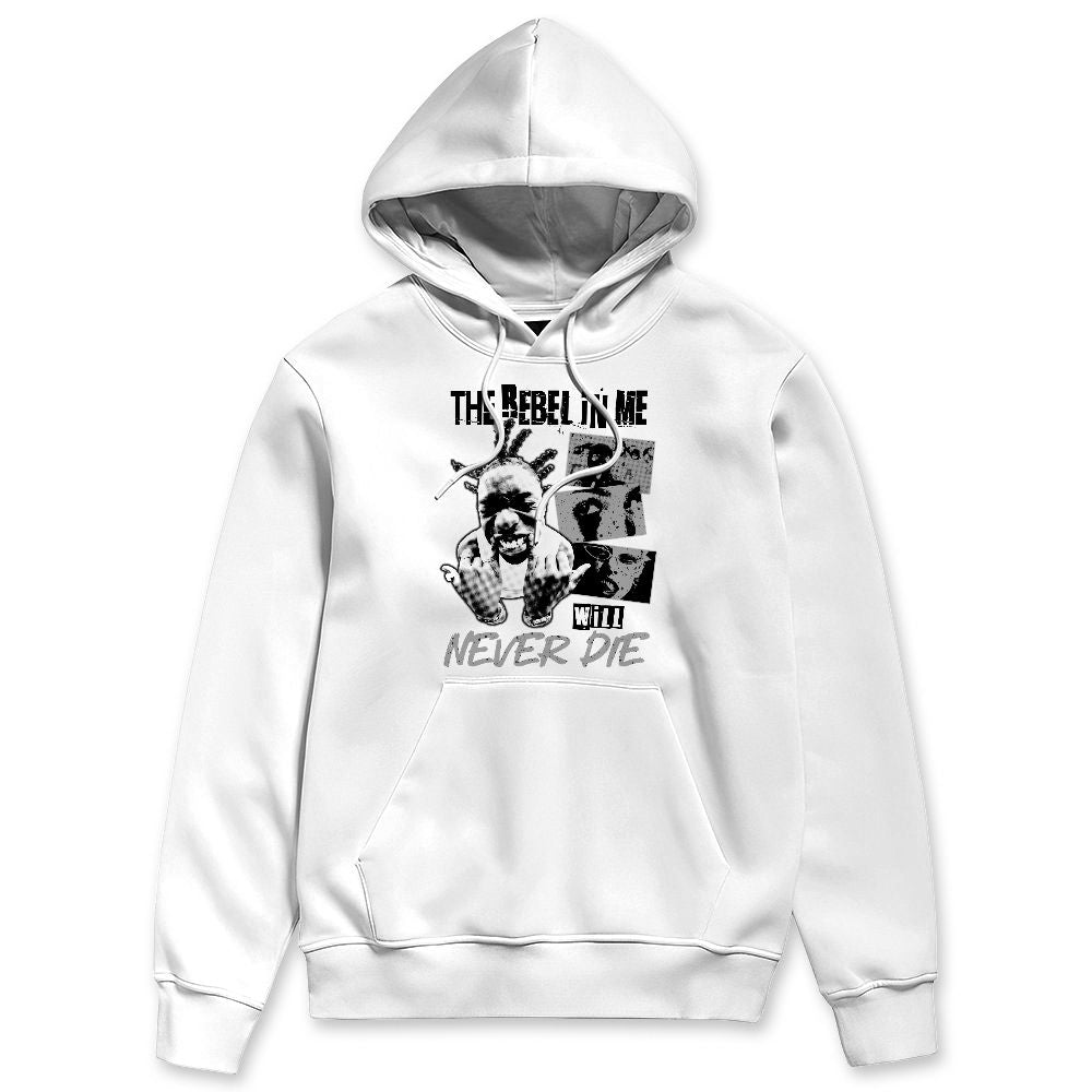 White Cement 4s NastyJamz Hoodie Match Rebel In Me