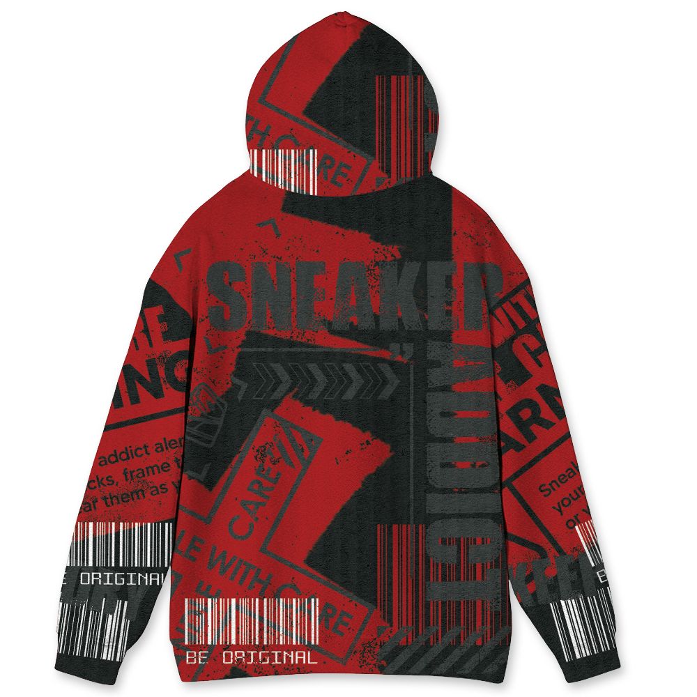 Low Bred 11s NastyJamz Hoodie Match Sneaker Addict All-Over Print Warning