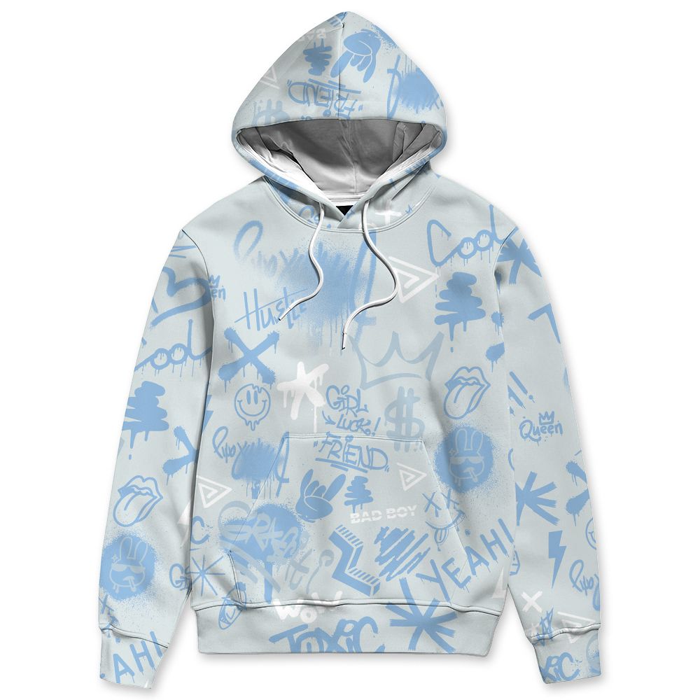 Forget Me Not 4s NastyJamz Hoodie Match Graffiti King All-Over Print Doodle Style