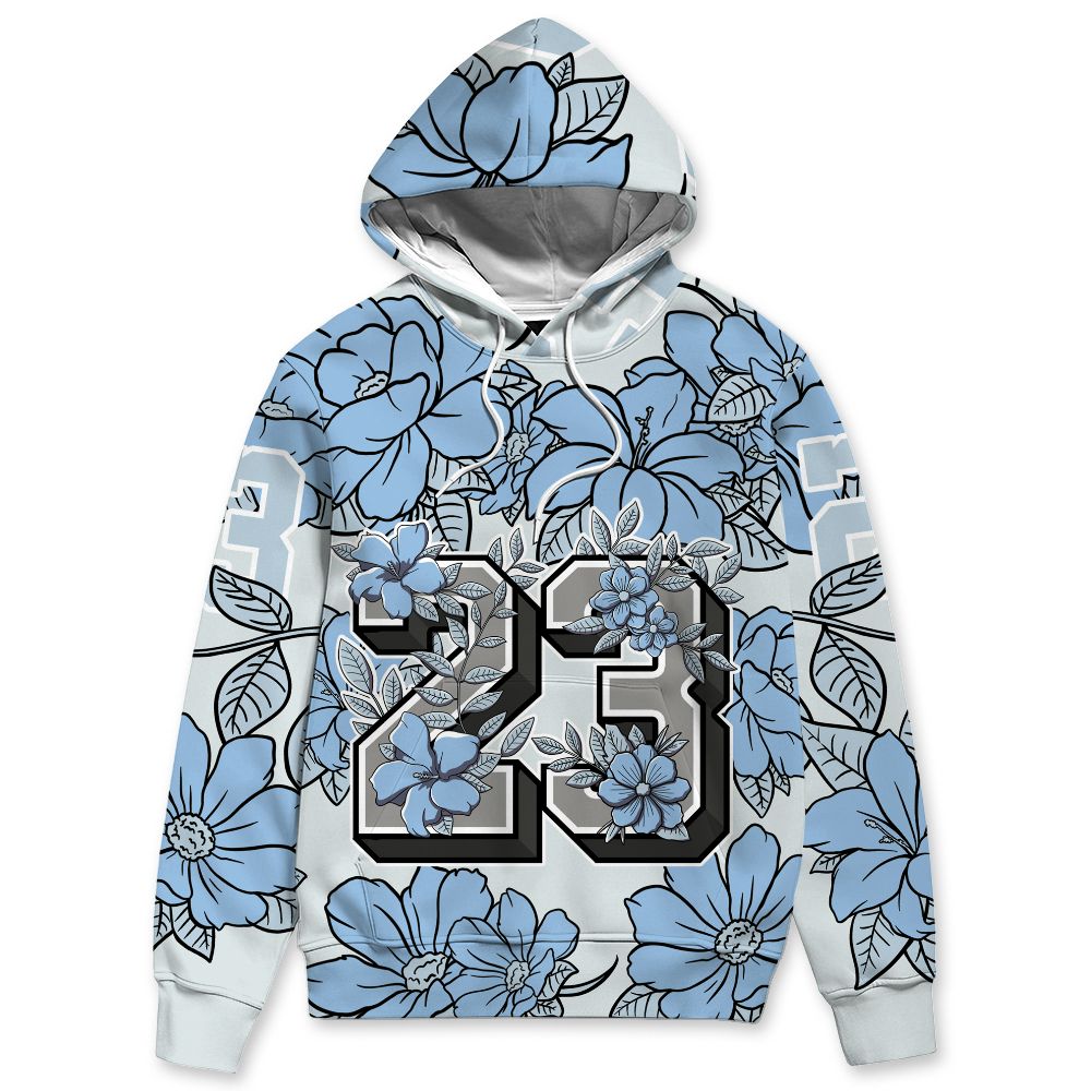 Forget Me Not 4s NastyJamz Hoodie Match 23 Floral All-Over Print Flower
