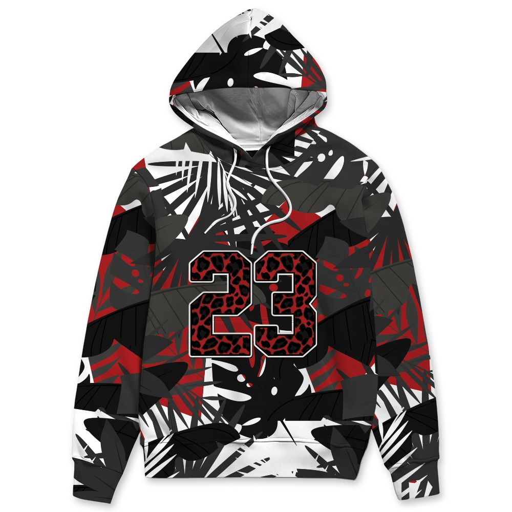 Low Bred 11s NastyJamz Hoodie Match Custom 23 Leopard All-Over Print