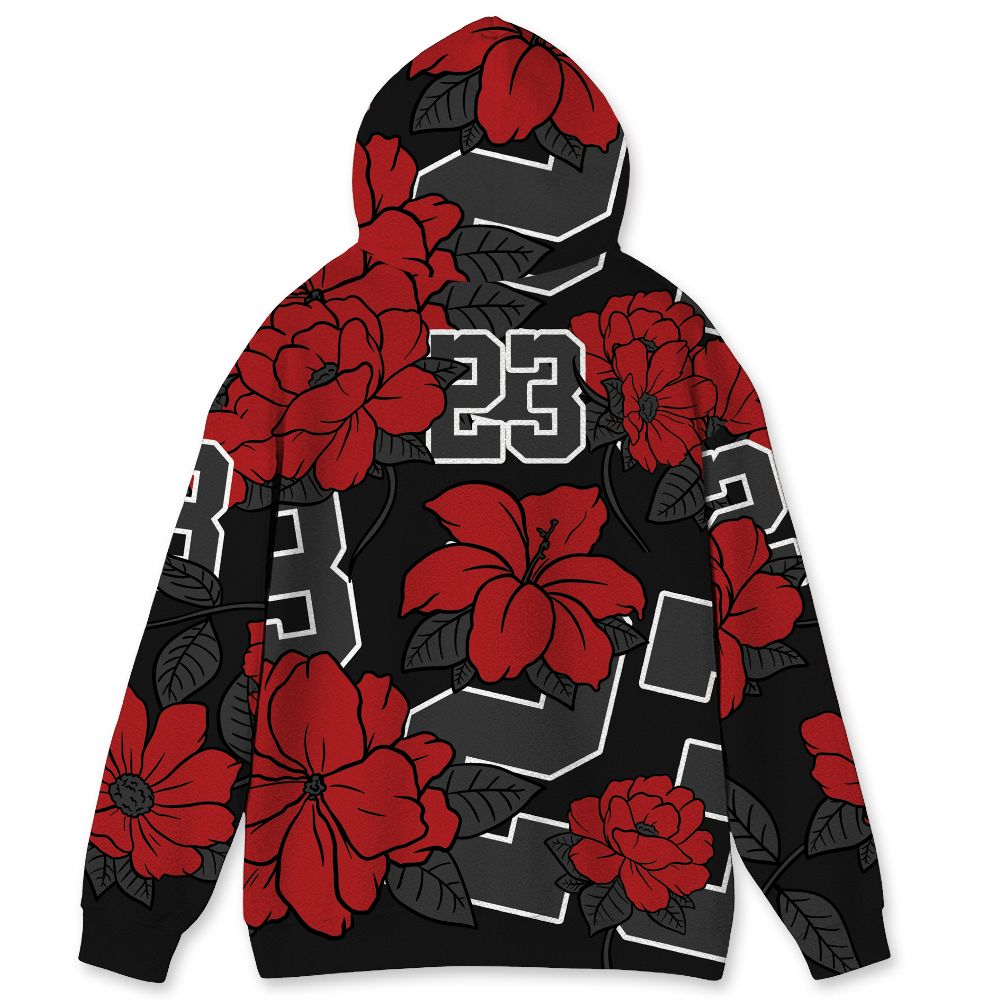 Low Bred 11s NastyJamz Hoodie Match 23 Floral All-Over Print Flower