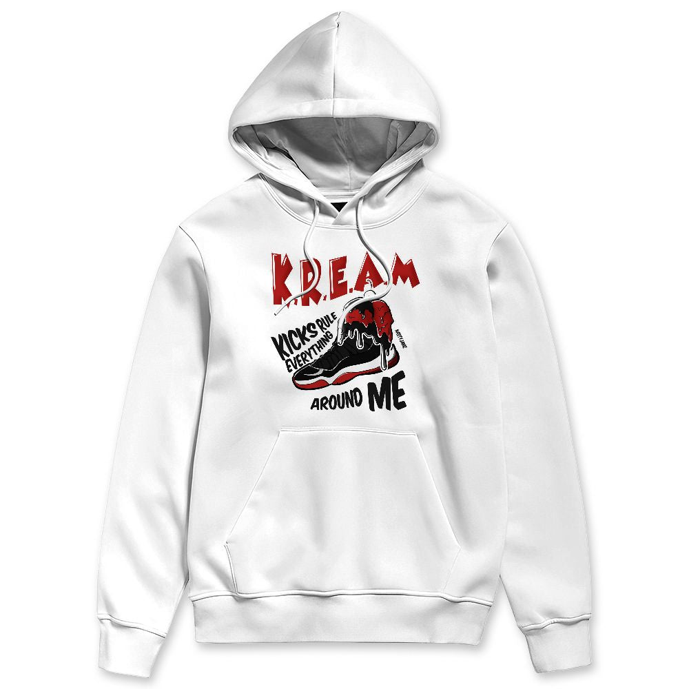 Low Bred 11s NastyJamz Hoodie Match Kream Sneaker