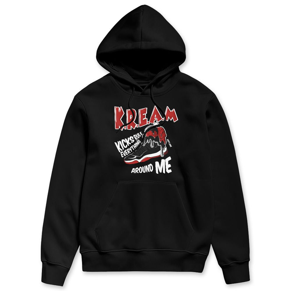 Low Bred 11s NastyJamz Hoodie Match Kream Sneaker